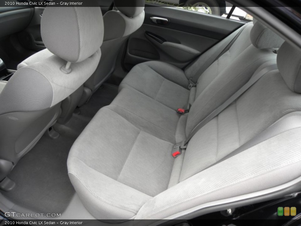 Gray Interior Rear Seat for the 2010 Honda Civic LX Sedan #70103145