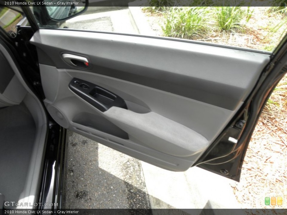 Gray Interior Door Panel for the 2010 Honda Civic LX Sedan #70103172