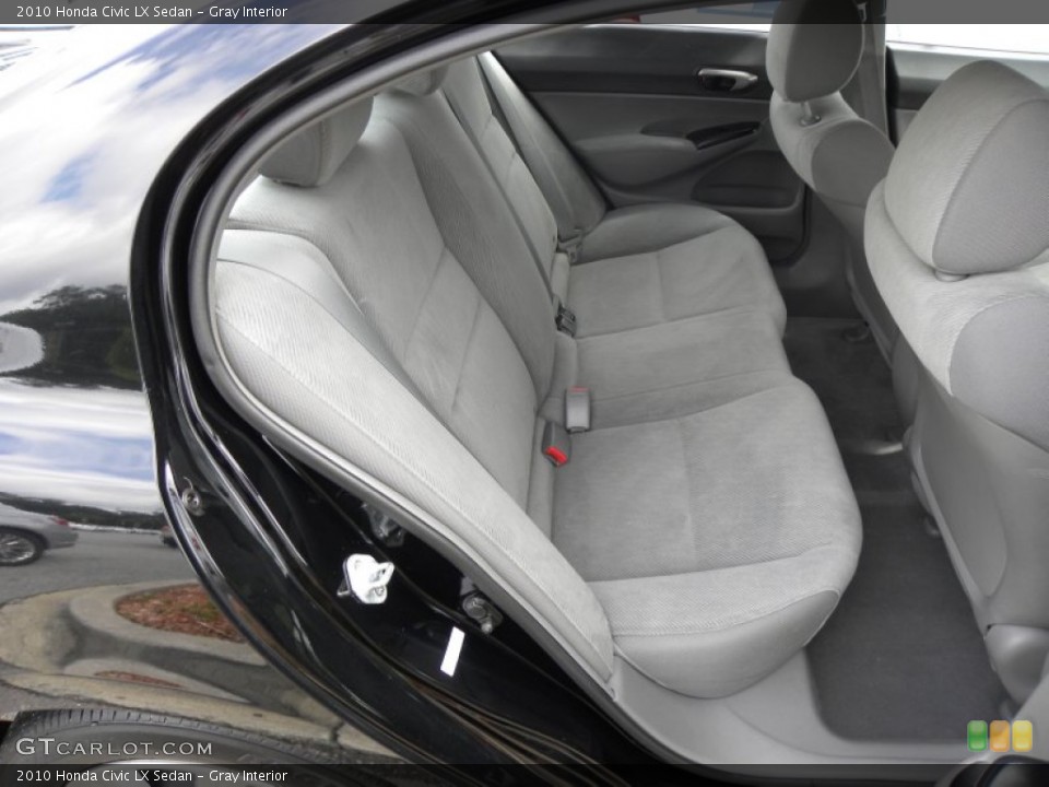 Gray Interior Rear Seat for the 2010 Honda Civic LX Sedan #70103181
