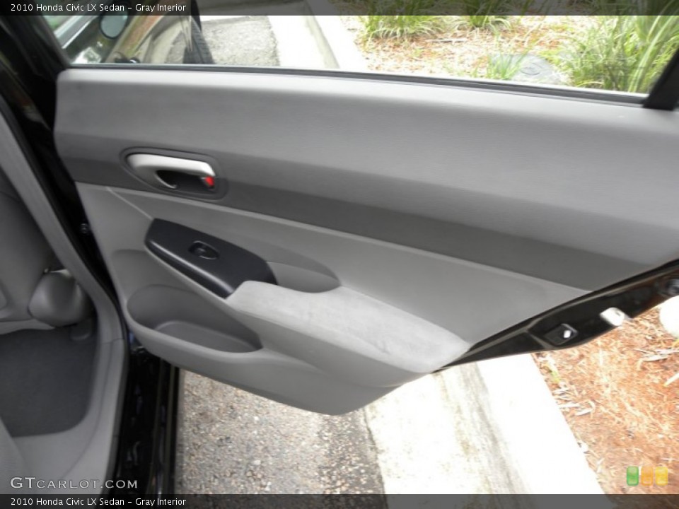 Gray Interior Door Panel for the 2010 Honda Civic LX Sedan #70103187