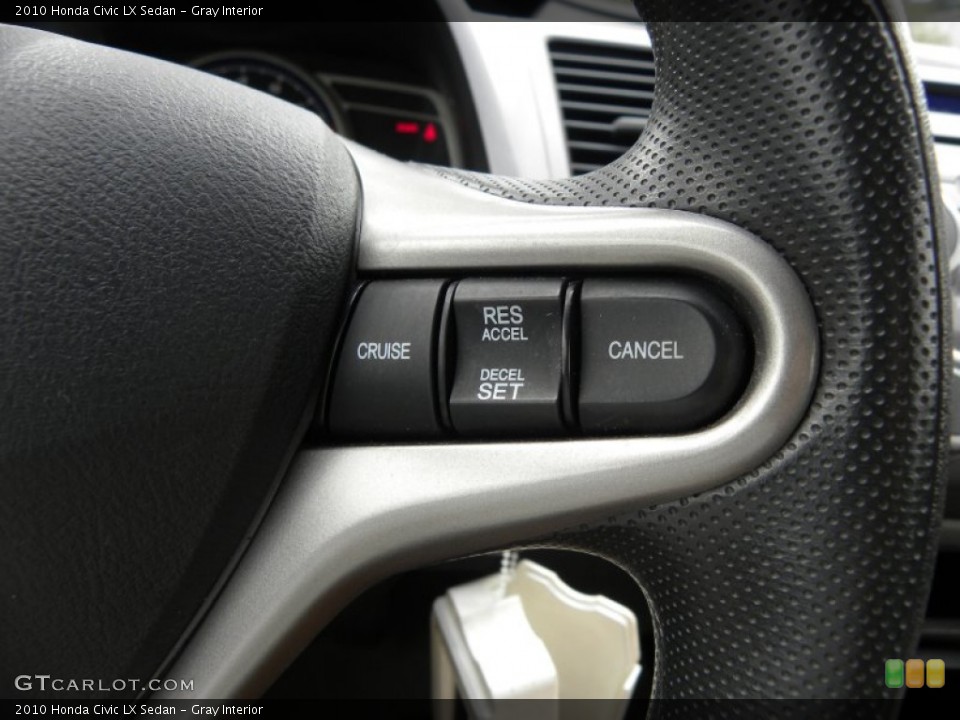 Gray Interior Controls for the 2010 Honda Civic LX Sedan #70103275