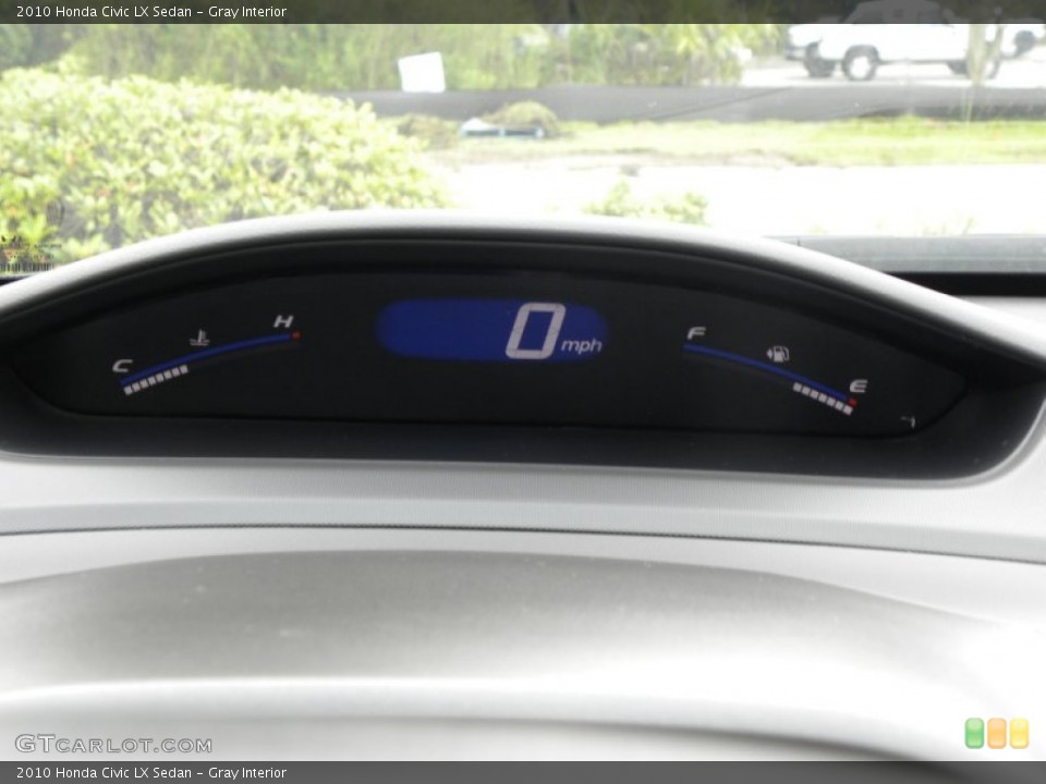Gray Interior Gauges for the 2010 Honda Civic LX Sedan #70103291