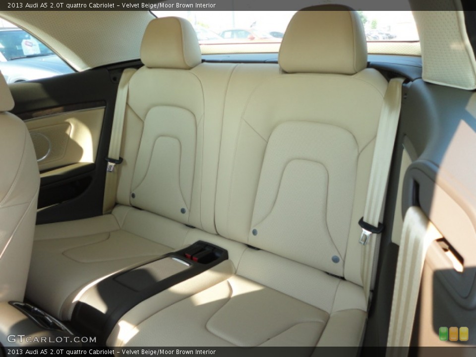 Velvet Beige/Moor Brown Interior Photo for the 2013 Audi A5 2.0T quattro Cabriolet #70105002