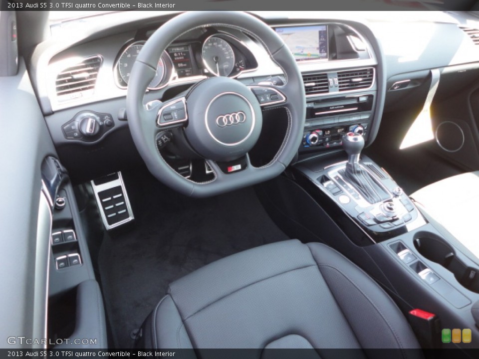 Black Interior Dashboard for the 2013 Audi S5 3.0 TFSI quattro Convertible #70105098