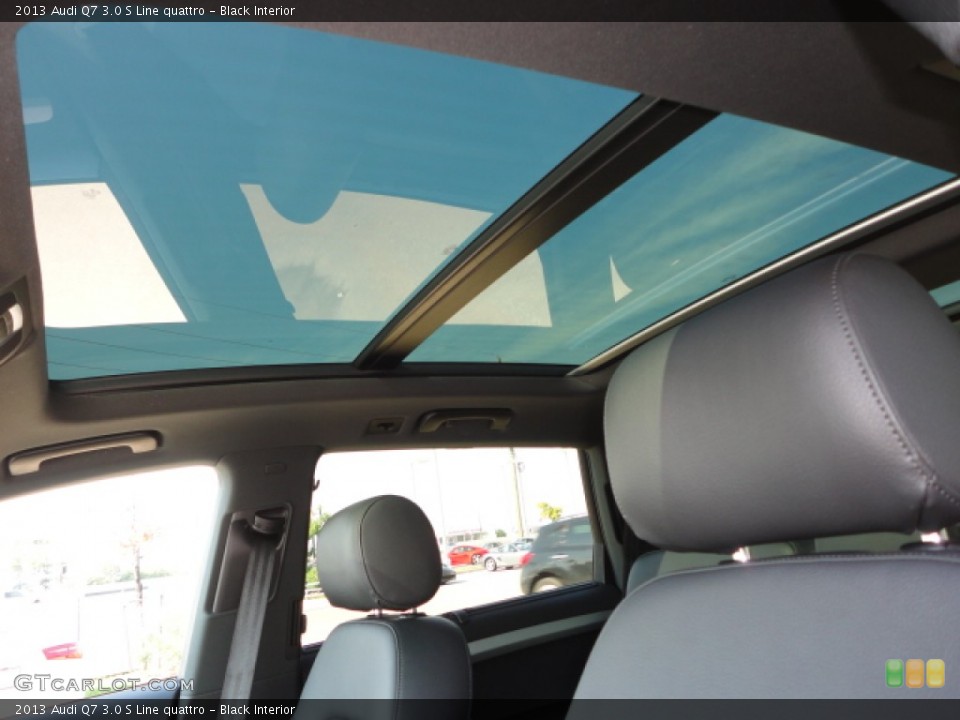Black Interior Sunroof for the 2013 Audi Q7 3.0 S Line quattro #70105191