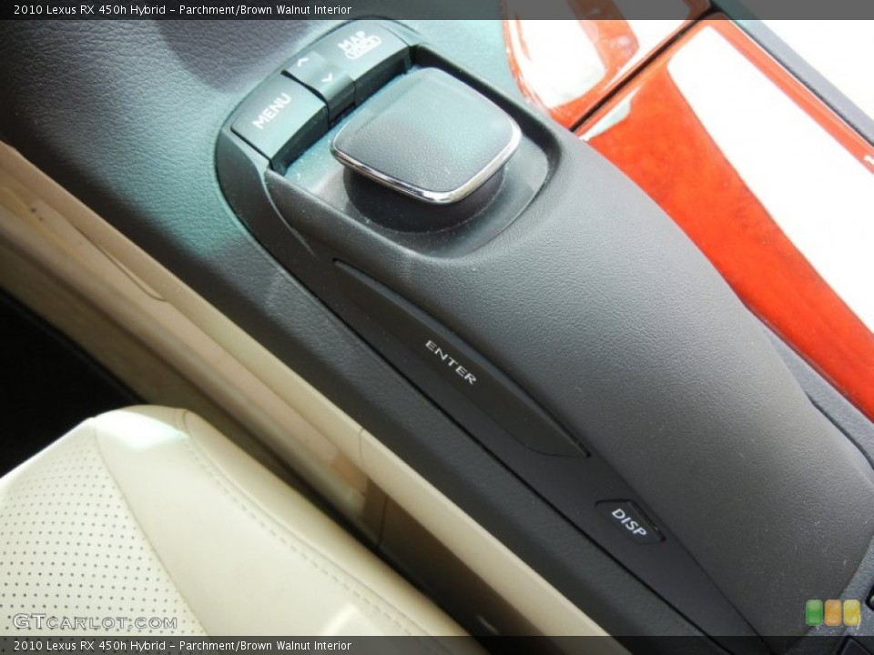 Parchment/Brown Walnut Interior Controls for the 2010 Lexus RX 450h Hybrid #70106874