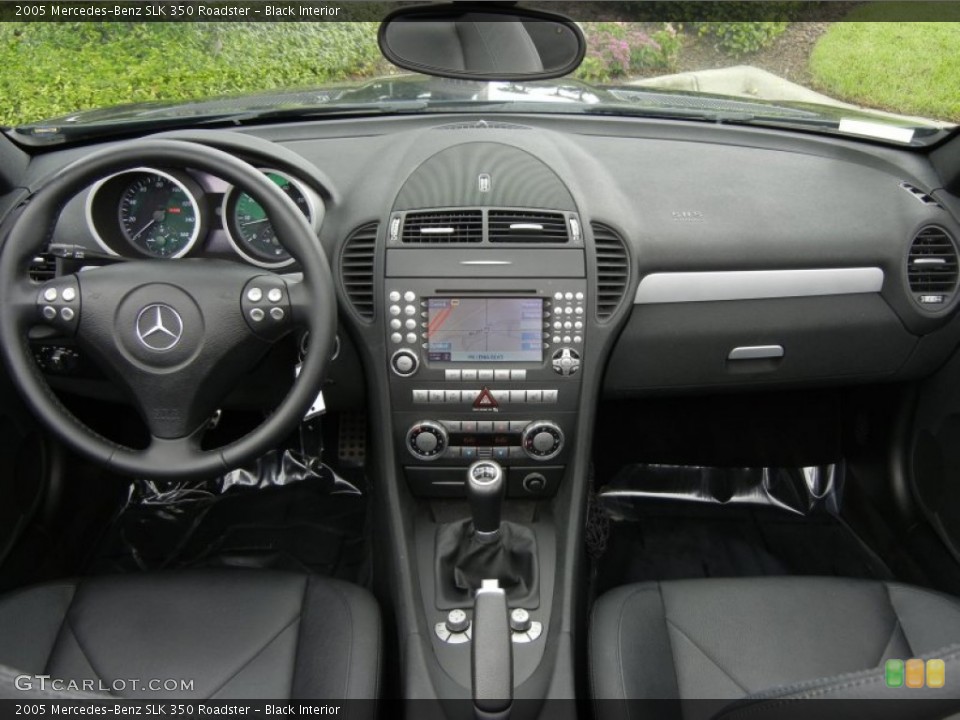 Black Interior Dashboard for the 2005 Mercedes-Benz SLK 350 Roadster #70107096