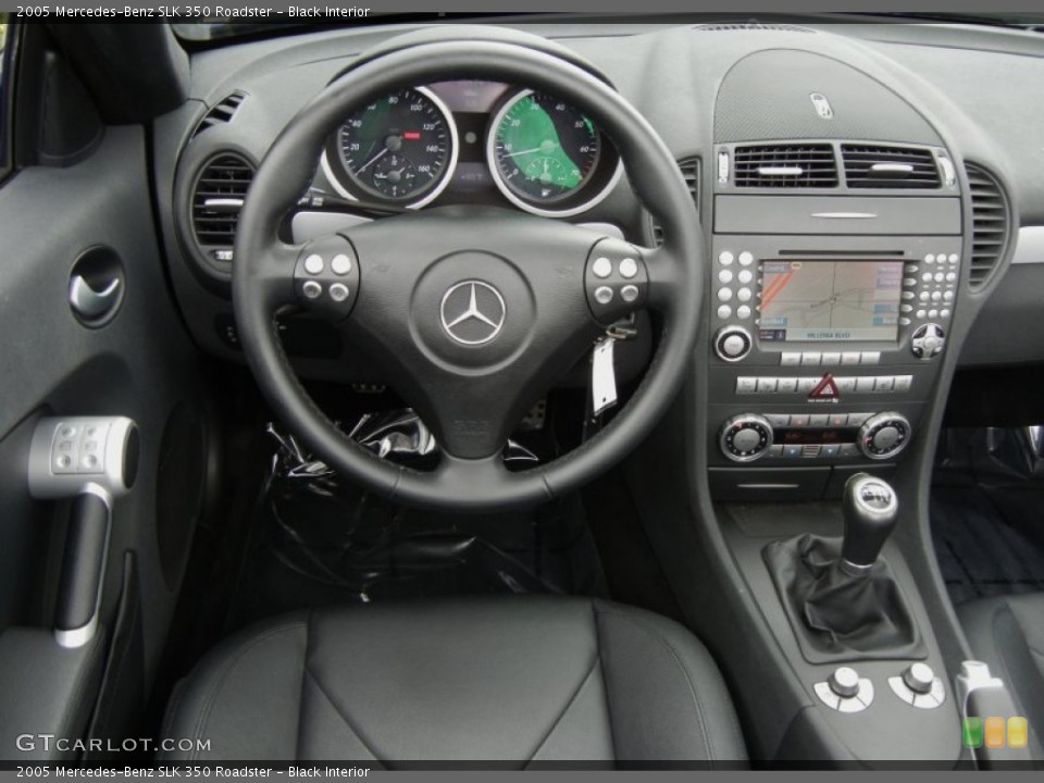 Black Interior Steering Wheel for the 2005 Mercedes-Benz SLK 350 Roadster #70107105
