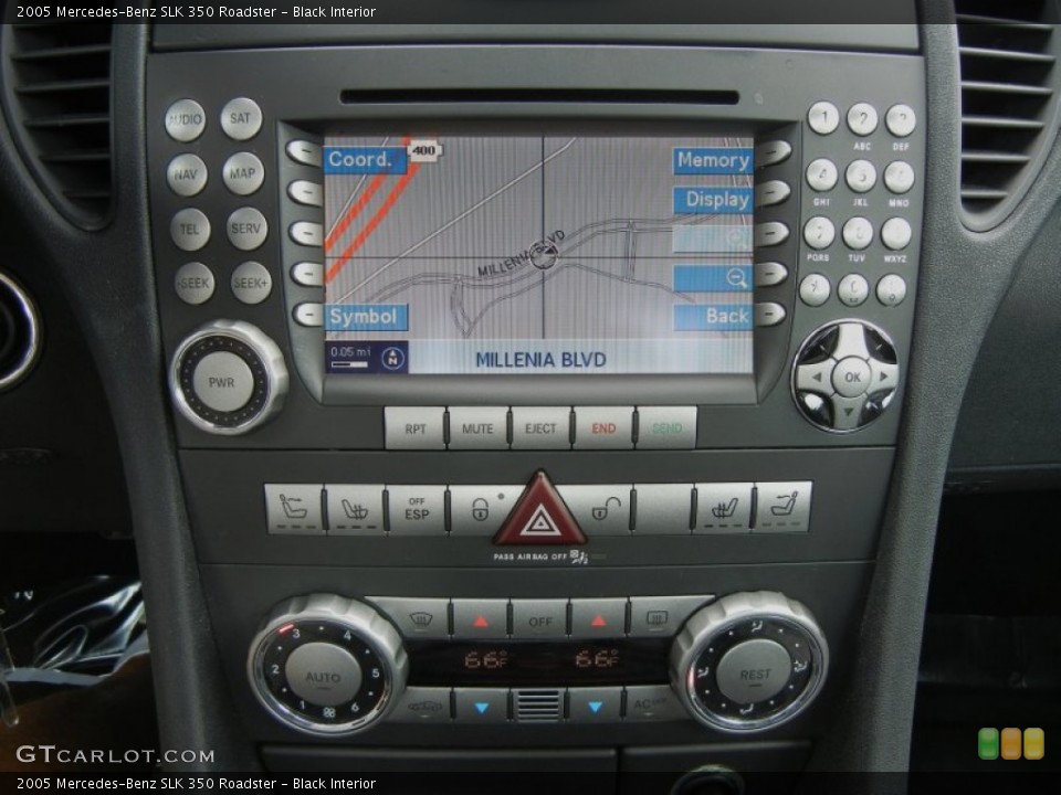Black Interior Navigation for the 2005 Mercedes-Benz SLK 350 Roadster #70107123