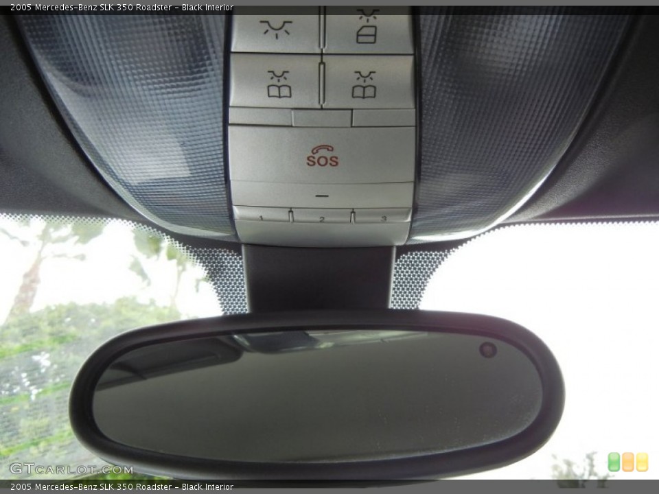 Black Interior Controls for the 2005 Mercedes-Benz SLK 350 Roadster #70107147
