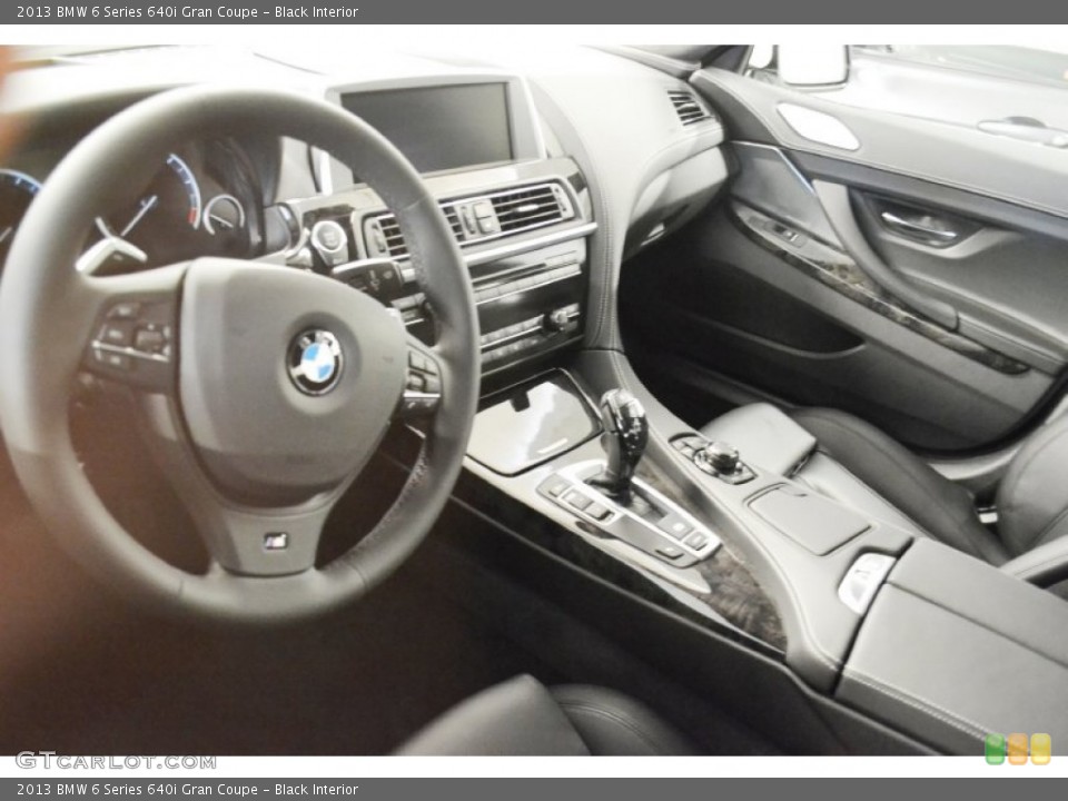 Black Interior Prime Interior for the 2013 BMW 6 Series 640i Gran Coupe #70107153
