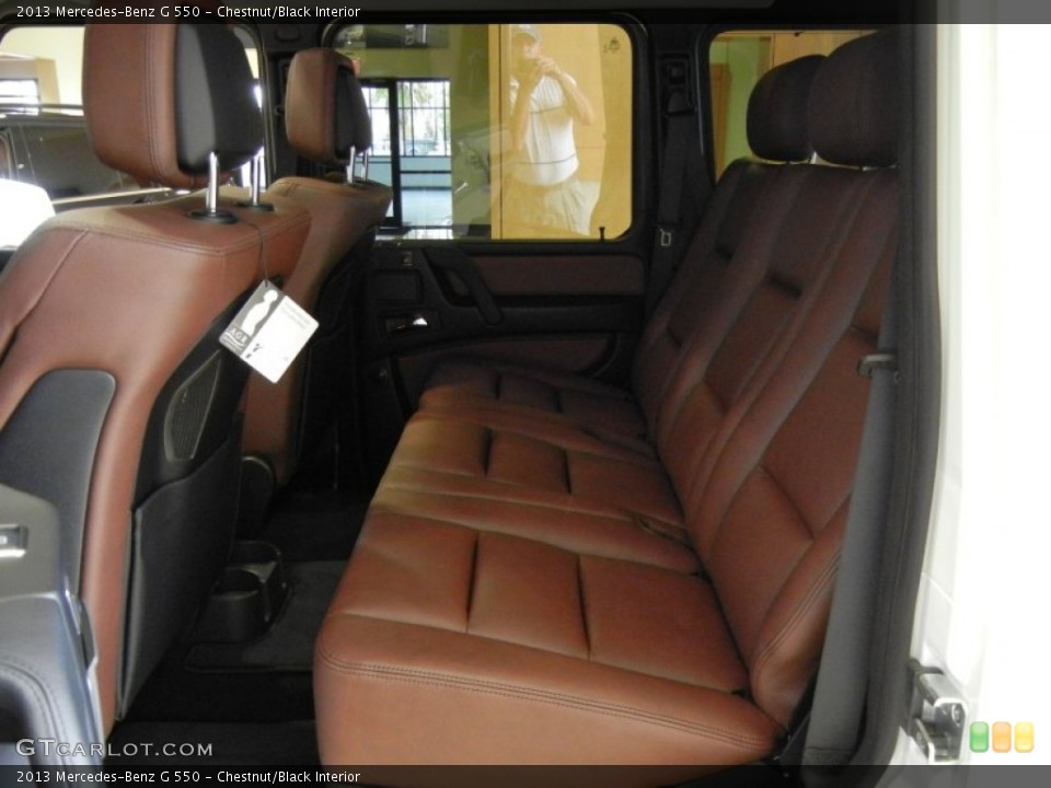 Chestnut/Black Interior Photo for the 2013 Mercedes-Benz G 550 #70107528