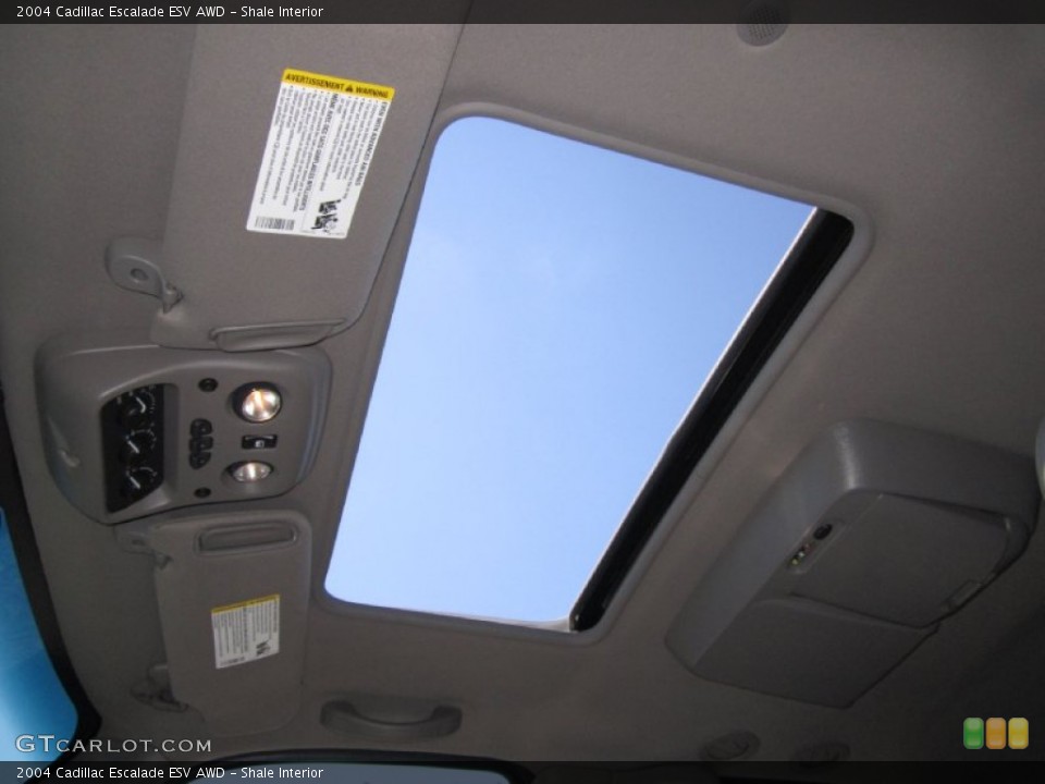 Shale Interior Sunroof for the 2004 Cadillac Escalade ESV AWD #70107540