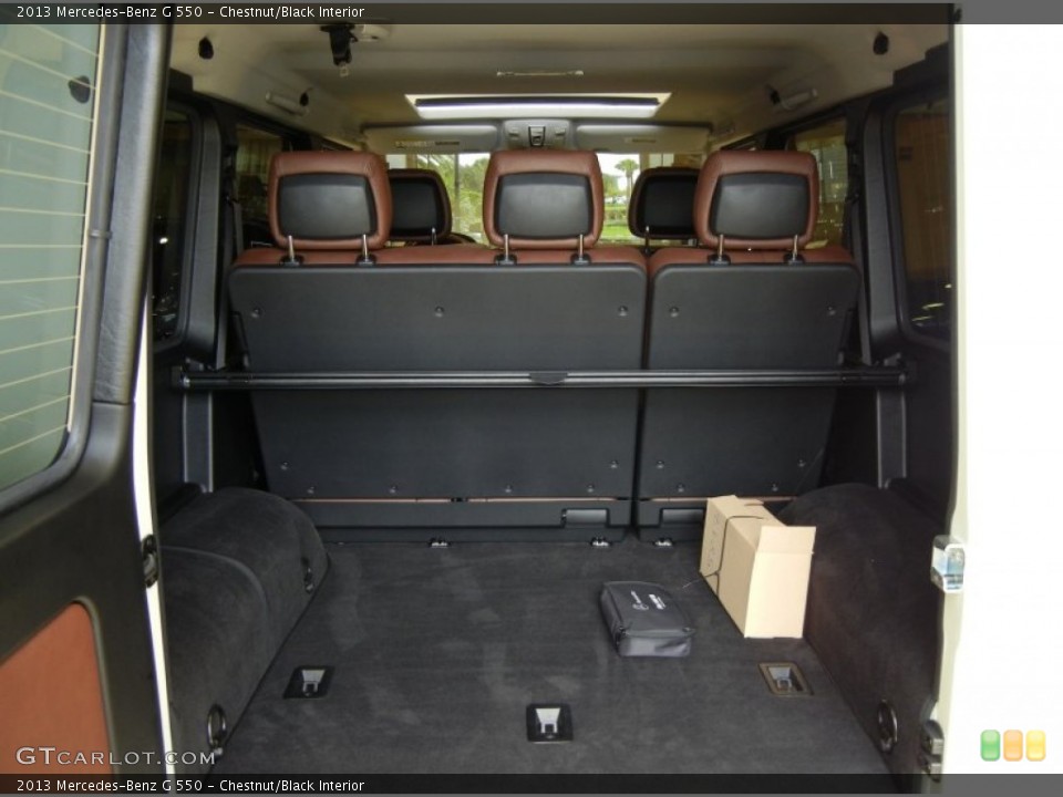 Chestnut/Black Interior Trunk for the 2013 Mercedes-Benz G 550 #70107579