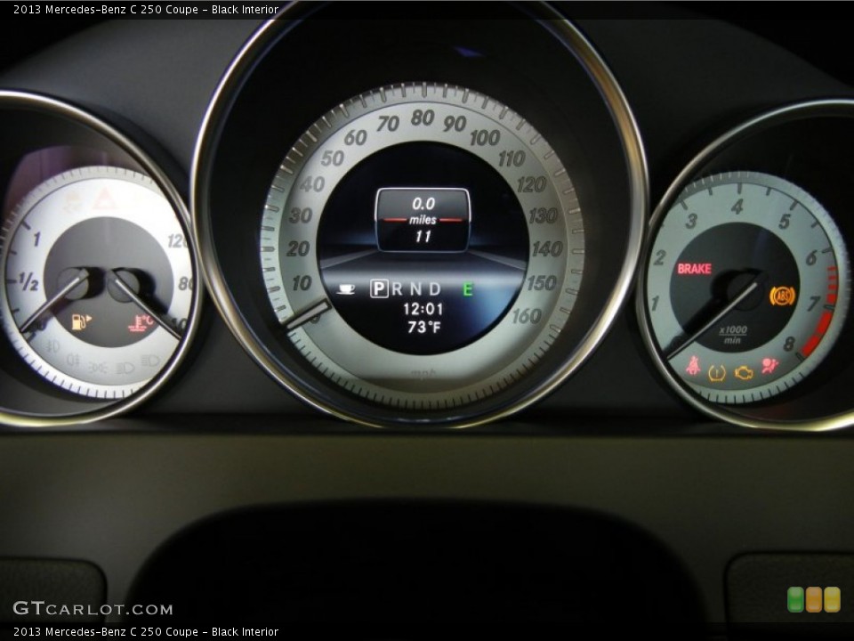 Black Interior Gauges for the 2013 Mercedes-Benz C 250 Coupe #70107825