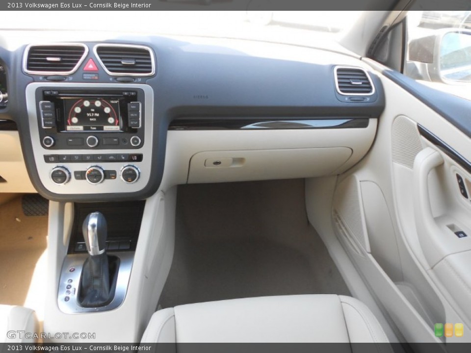 Cornsilk Beige Interior Dashboard for the 2013 Volkswagen Eos Lux #70110207