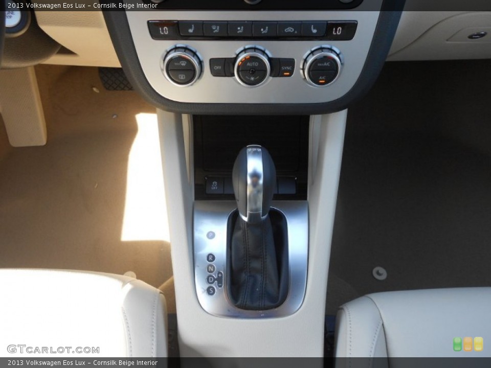 Cornsilk Beige Interior Transmission for the 2013 Volkswagen Eos Lux #70110235