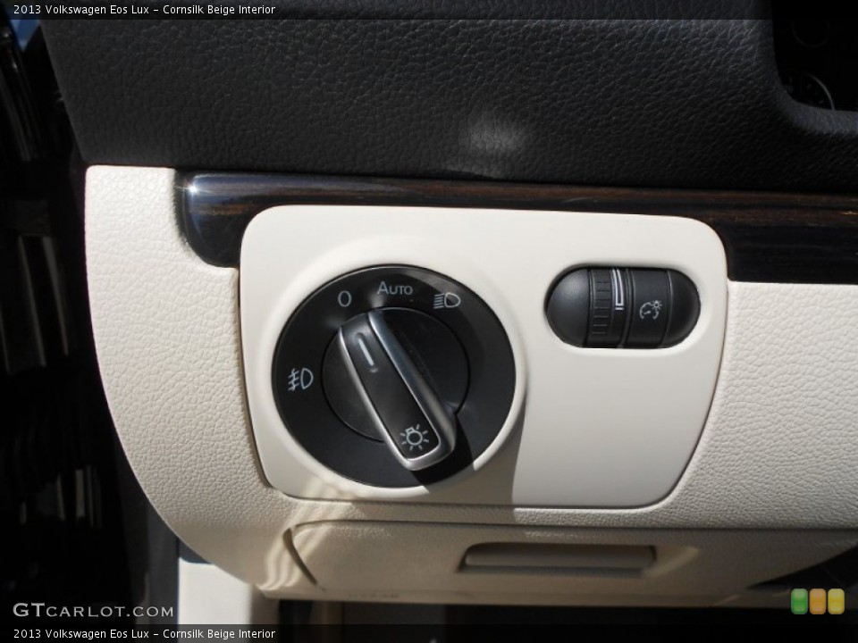 Cornsilk Beige Interior Controls for the 2013 Volkswagen Eos Lux #70110264
