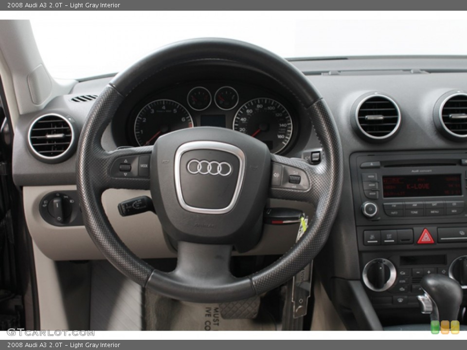 Light Gray Interior Steering Wheel for the 2008 Audi A3 2.0T #70112253