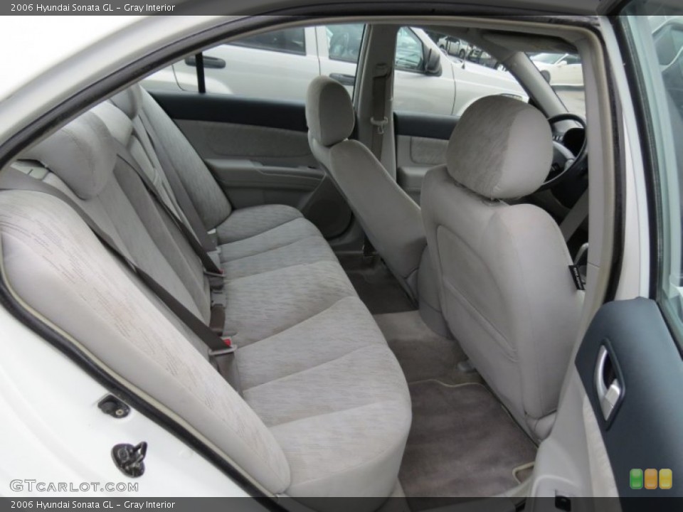 Gray Interior Rear Seat for the 2006 Hyundai Sonata GL #70114266