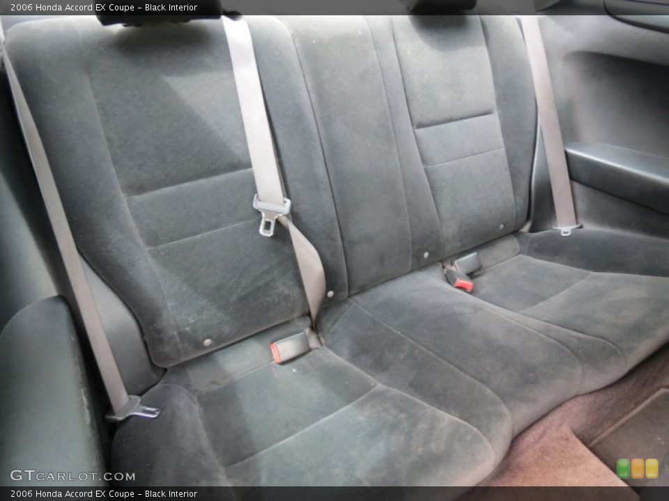 Black Interior Rear Seat for the 2006 Honda Accord EX Coupe #70114530