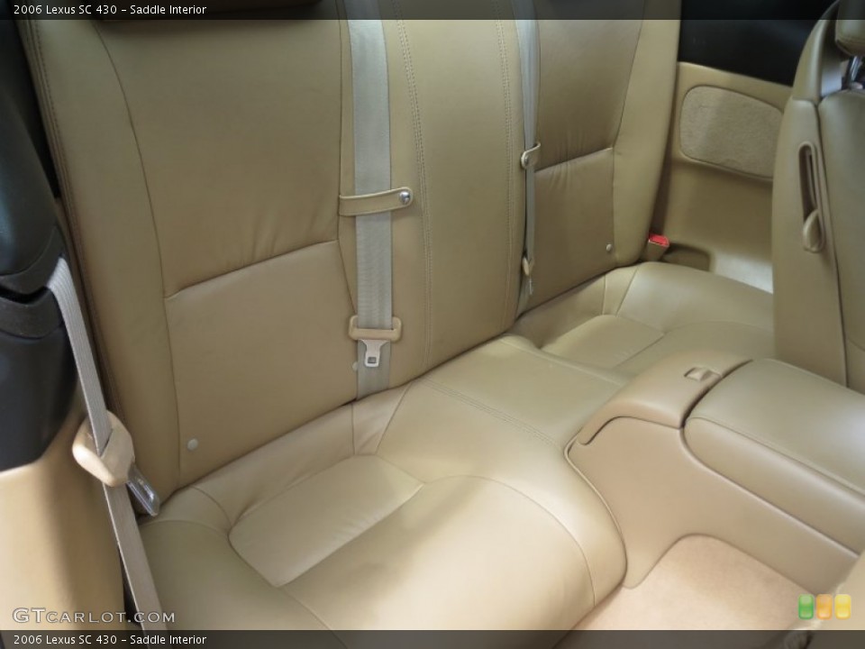 Saddle Interior Rear Seat for the 2006 Lexus SC 430 #70115389