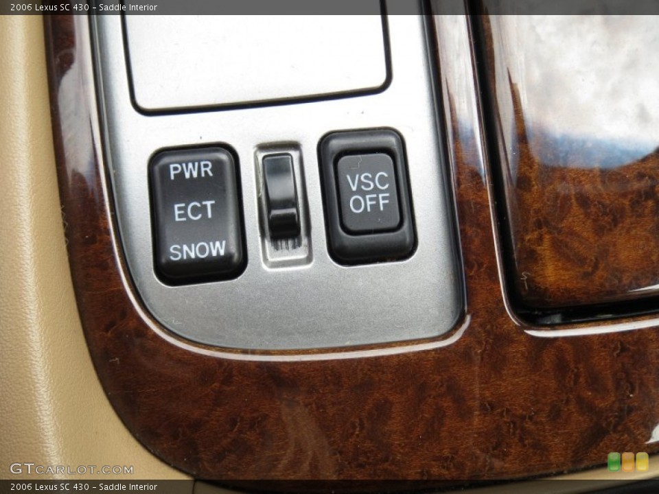 Saddle Interior Controls for the 2006 Lexus SC 430 #70115493