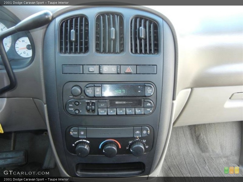 Taupe Interior Controls for the 2001 Dodge Caravan Sport #70116096