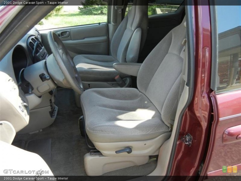 Taupe 2001 Dodge Caravan Interiors