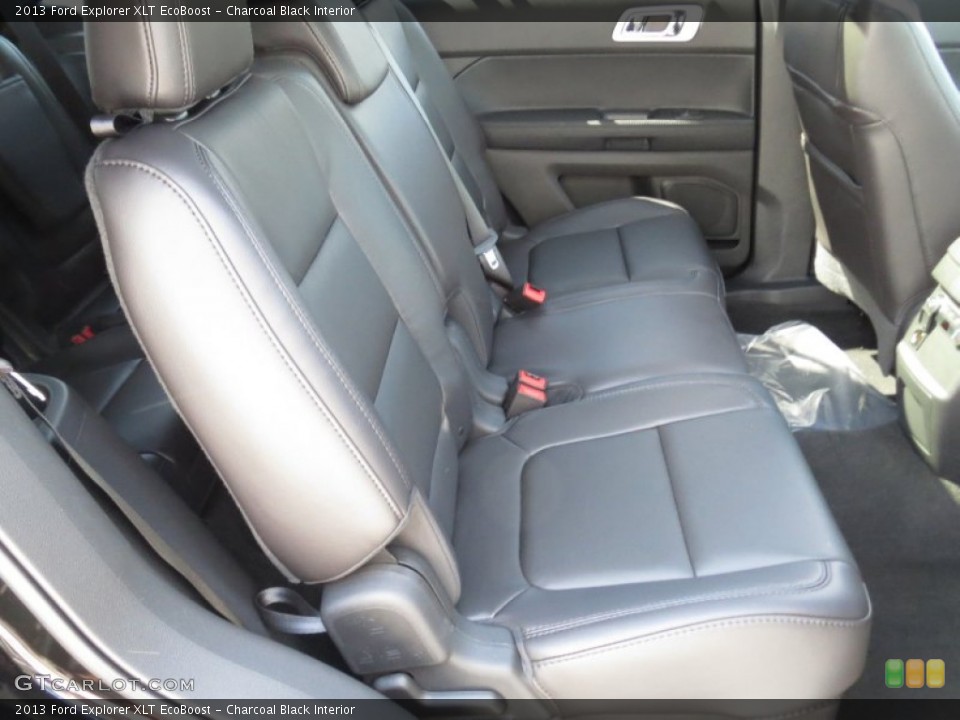 Charcoal Black Interior Rear Seat for the 2013 Ford Explorer XLT EcoBoost #70116325