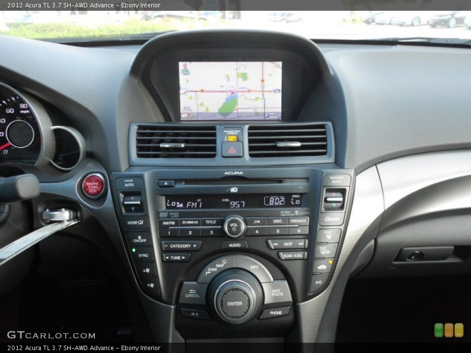 Ebony Interior Controls for the 2012 Acura TL 3.7 SH-AWD Advance #70118194
