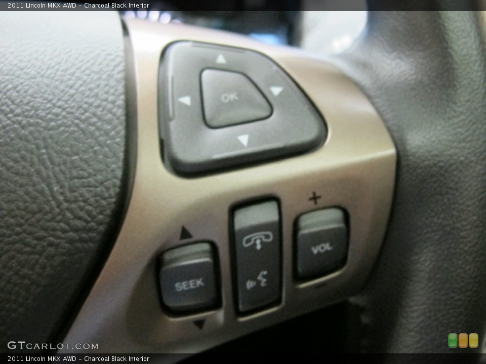 Charcoal Black Interior Controls for the 2011 Lincoln MKX AWD #70119381