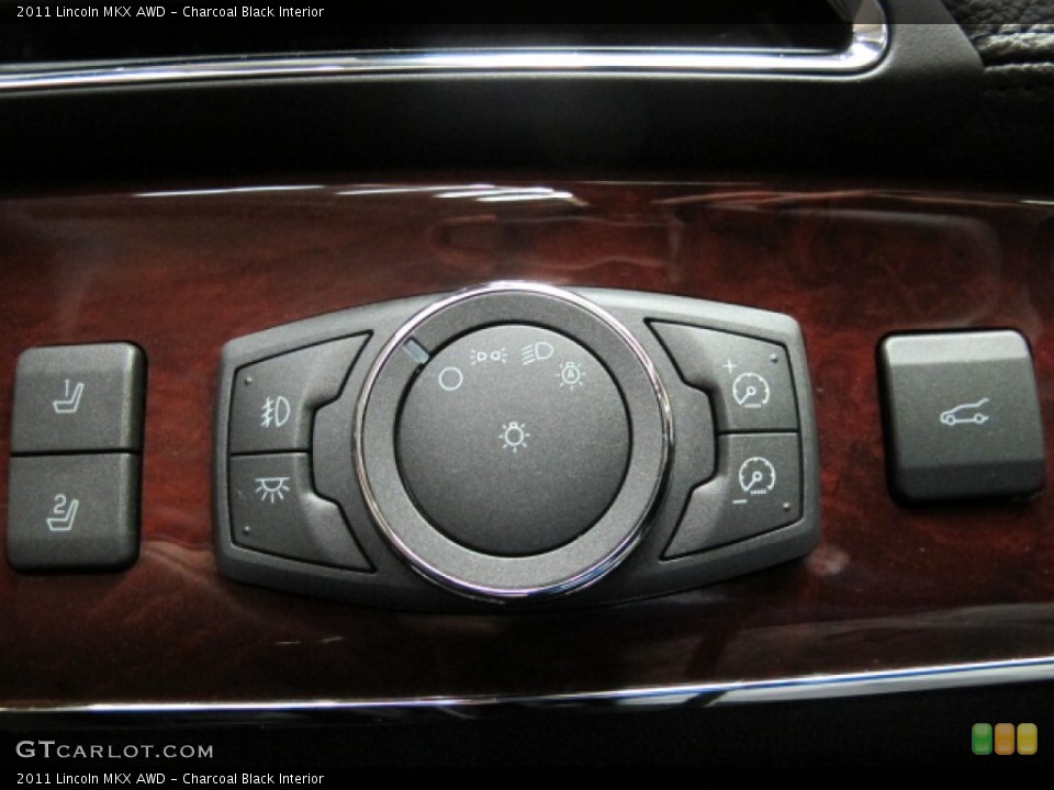 Charcoal Black Interior Controls for the 2011 Lincoln MKX AWD #70119533