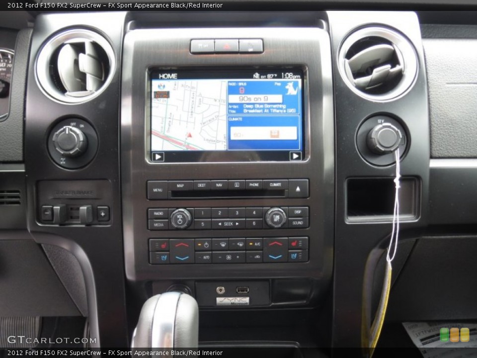 FX Sport Appearance Black/Red Interior Controls for the 2012 Ford F150 FX2 SuperCrew #70120284