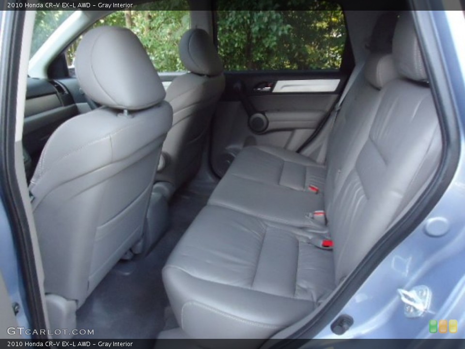 Gray Interior Rear Seat for the 2010 Honda CR-V EX-L AWD #70121865