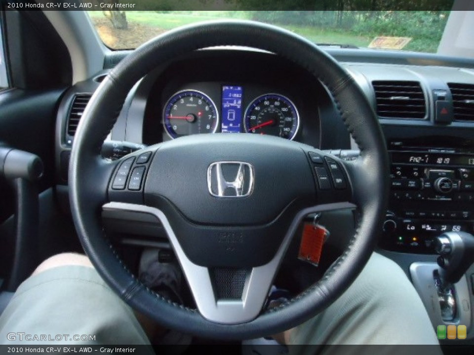 Gray Interior Steering Wheel for the 2010 Honda CR-V EX-L AWD #70121910