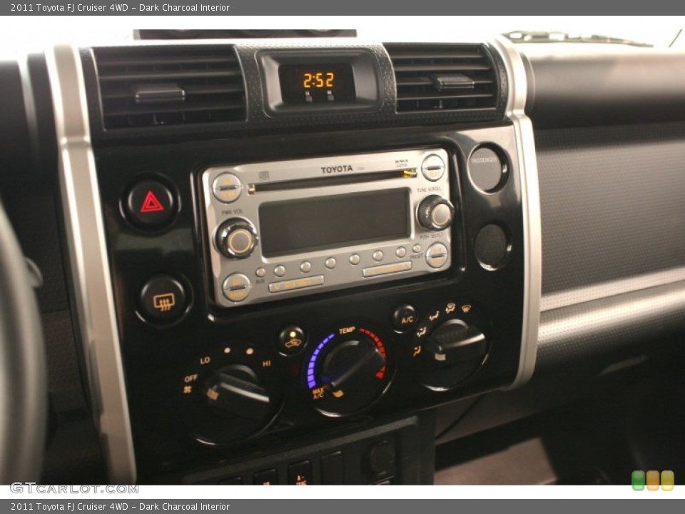 Dark Charcoal Interior Audio System for the 2011 Toyota FJ Cruiser 4WD #70125597