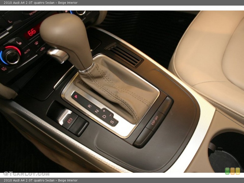Beige Interior Transmission for the 2010 Audi A4 2.0T quattro Sedan #70127278