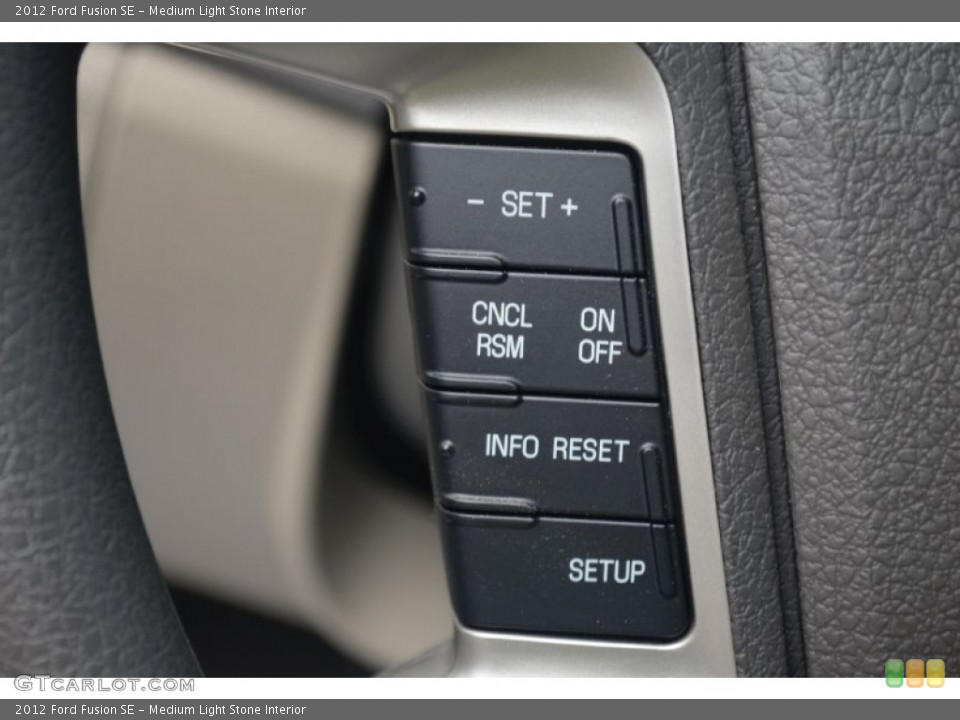 Medium Light Stone Interior Controls for the 2012 Ford Fusion SE #70128823