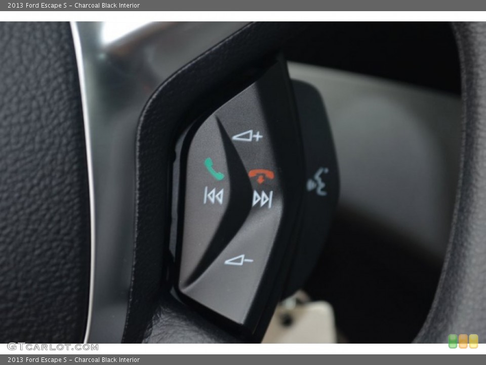Charcoal Black Interior Controls for the 2013 Ford Escape S #70129249