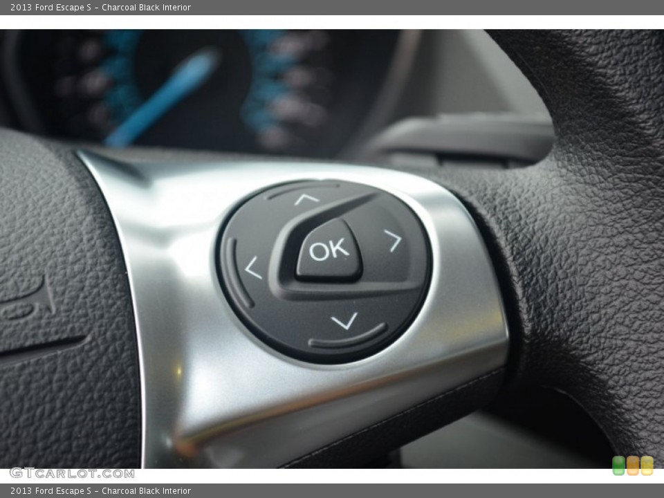 Charcoal Black Interior Controls for the 2013 Ford Escape S #70129261