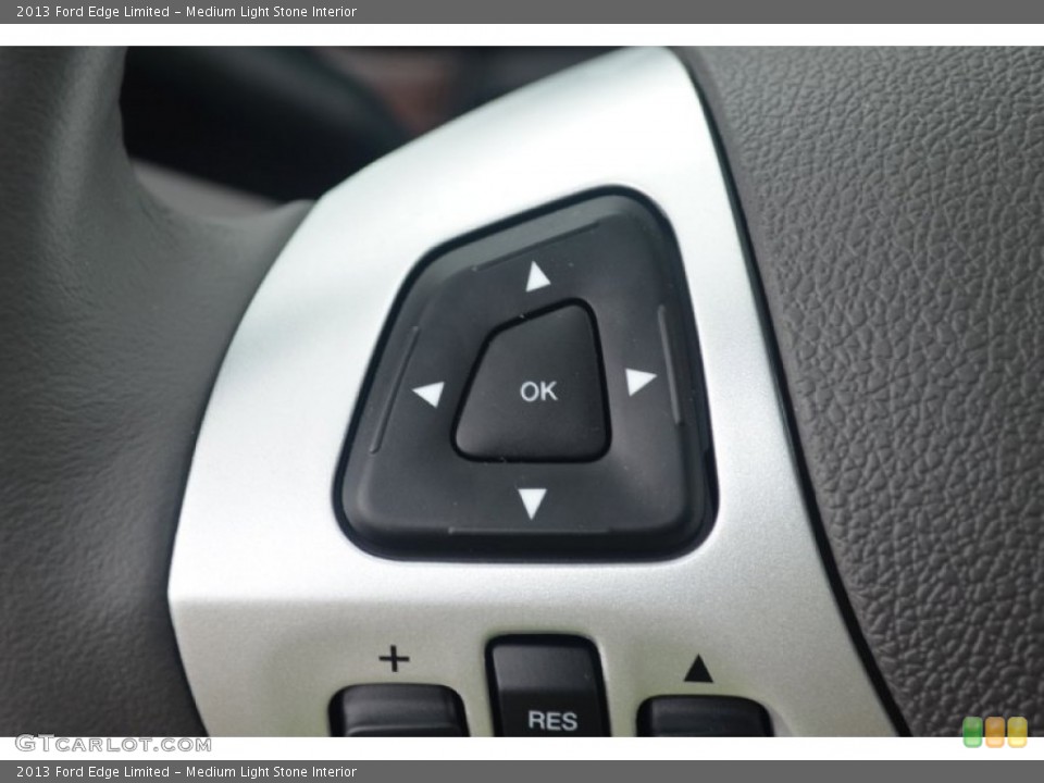 Medium Light Stone Interior Controls for the 2013 Ford Edge Limited #70129435