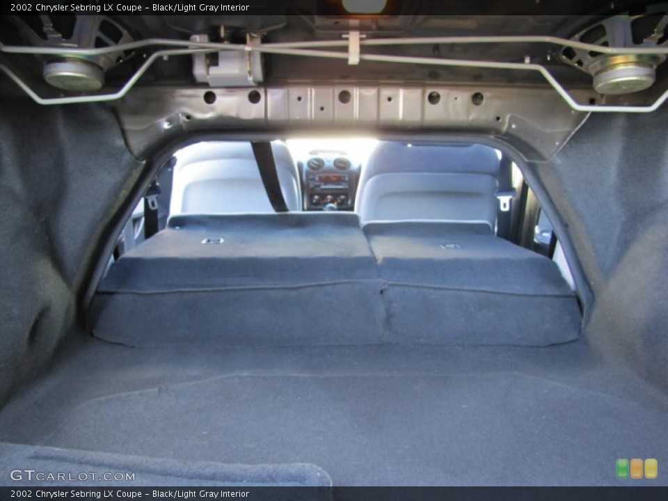 Black/Light Gray Interior Trunk for the 2002 Chrysler Sebring LX Coupe #70130663