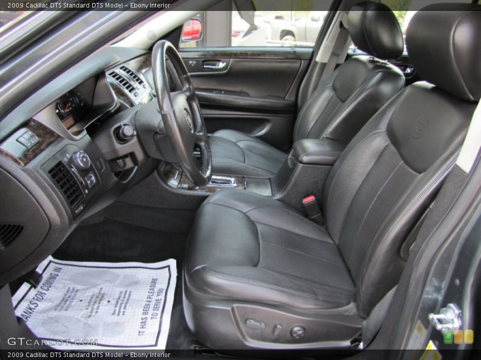 Ebony Interior Front Seat for the 2009 Cadillac DTS  #70130798