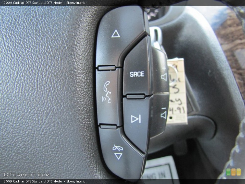 Ebony Interior Controls for the 2009 Cadillac DTS  #70130813