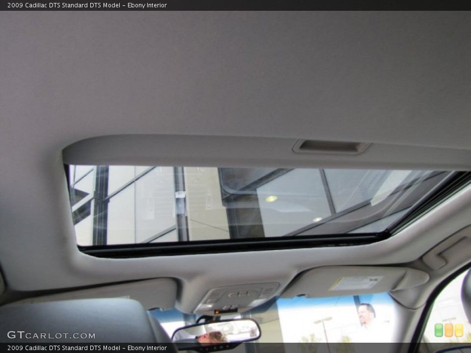 Ebony Interior Sunroof for the 2009 Cadillac DTS  #70130855
