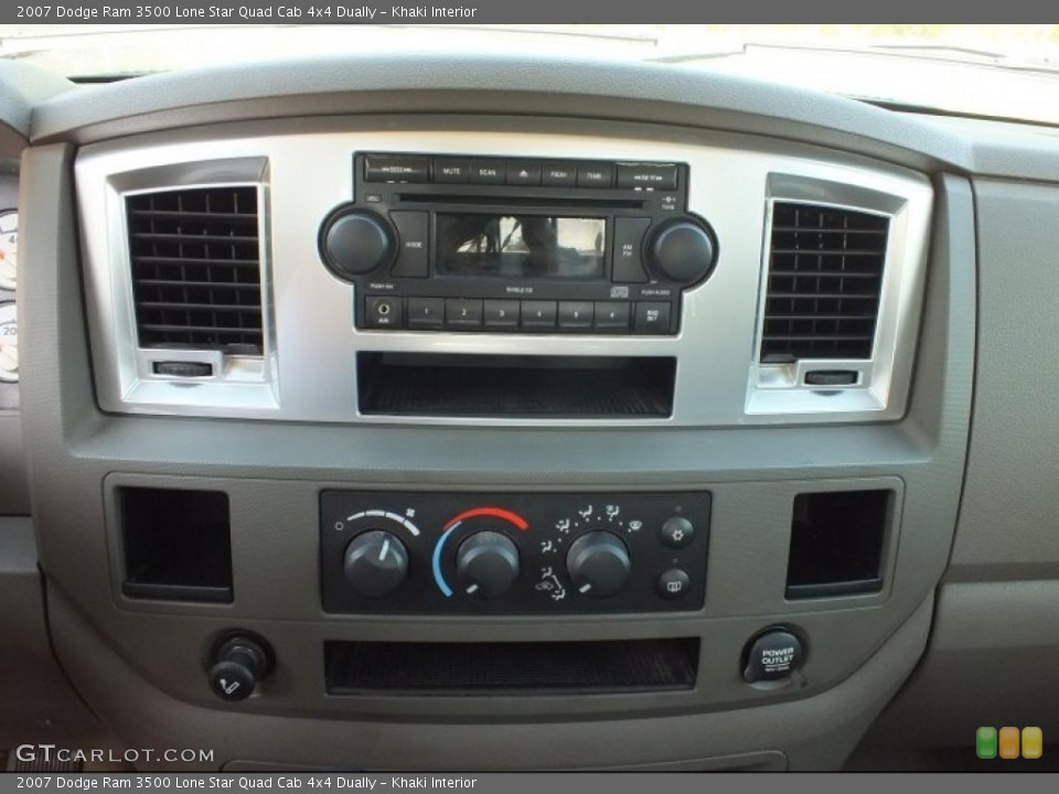Khaki Interior Controls for the 2007 Dodge Ram 3500 Lone Star Quad Cab 4x4 Dually #70136555