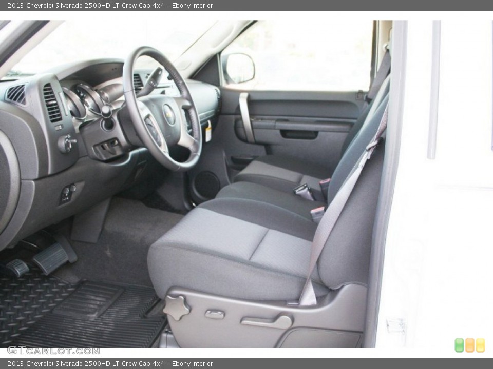 Ebony Interior Photo for the 2013 Chevrolet Silverado 2500HD LT Crew Cab 4x4 #70139177