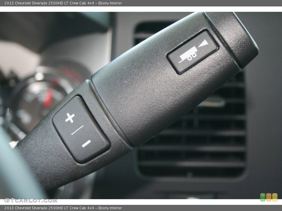 Ebony Interior Controls for the 2013 Chevrolet Silverado 2500HD LT Crew Cab 4x4 #70139212
