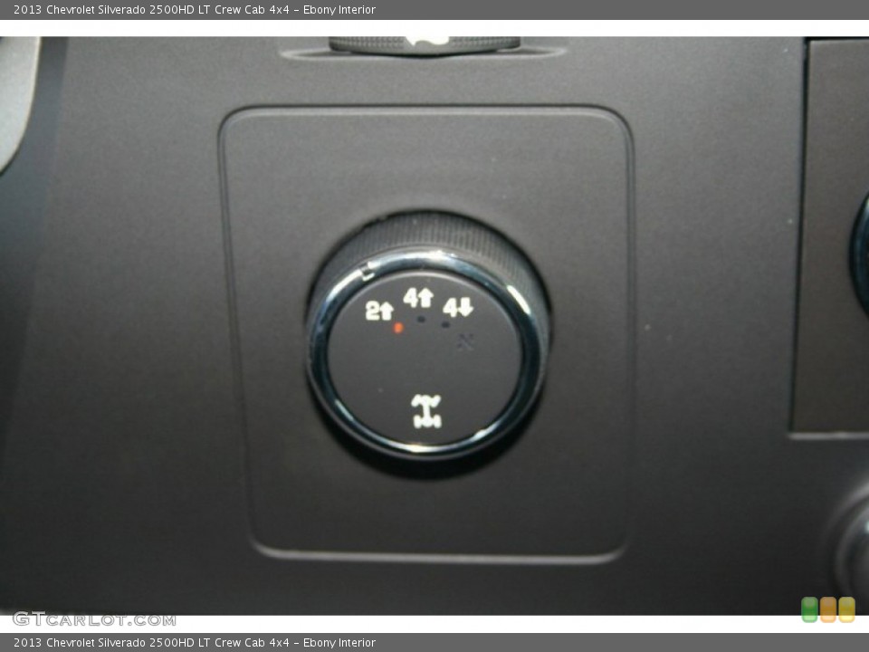 Ebony Interior Controls for the 2013 Chevrolet Silverado 2500HD LT Crew Cab 4x4 #70139228